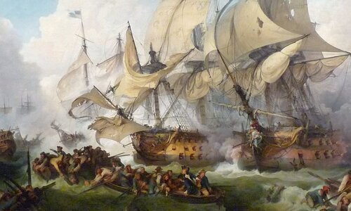Des Français ou des Anglais, qui ont tiré les premiers?